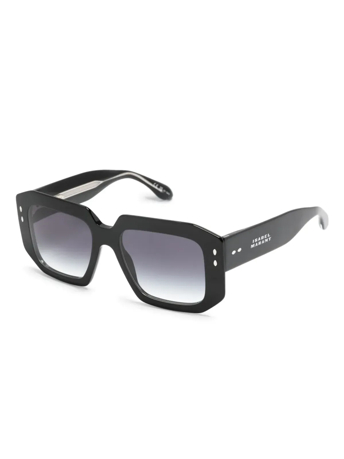 Isabel Marant Eyewear ロゴプリント スクエアフレーム サングラス - 画像2