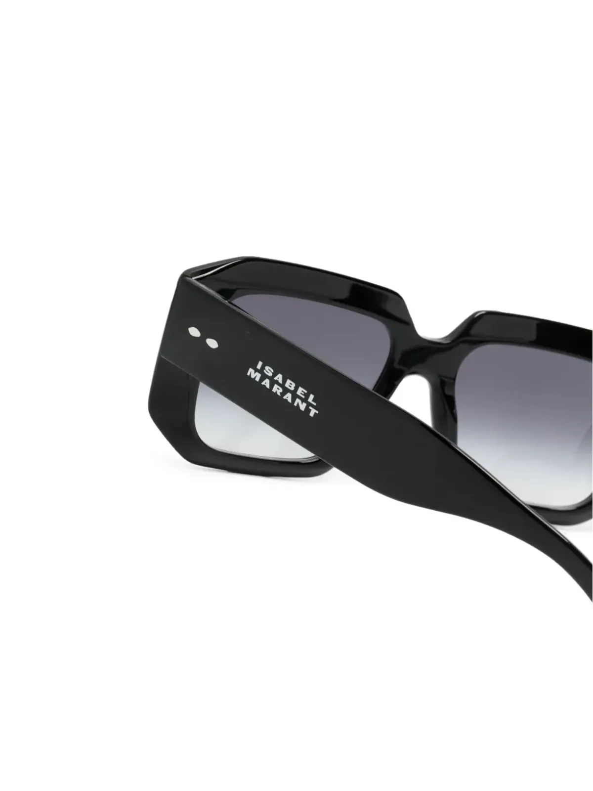 Isabel Marant Eyewear ロゴプリント スクエアフレーム サングラス - 画像3