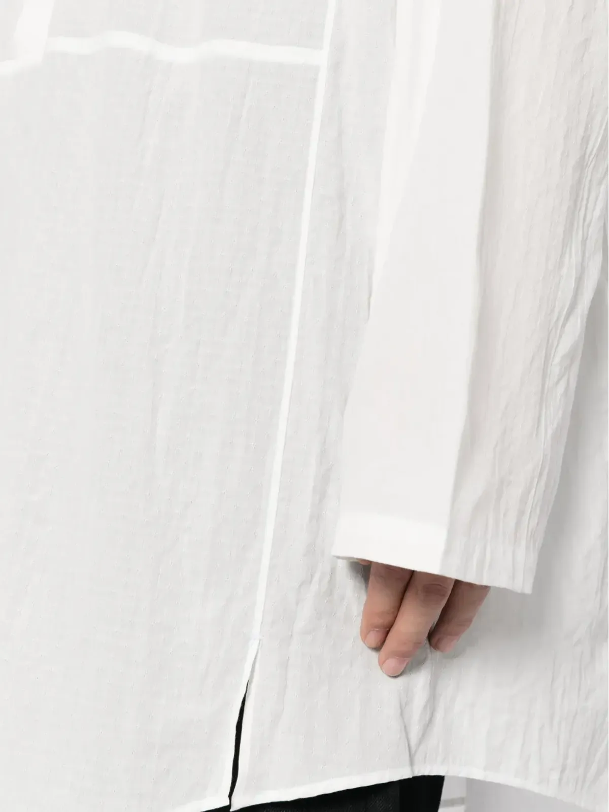 Nicolas Andreas Taralis 長袖コットンシャツ - White - 画像5