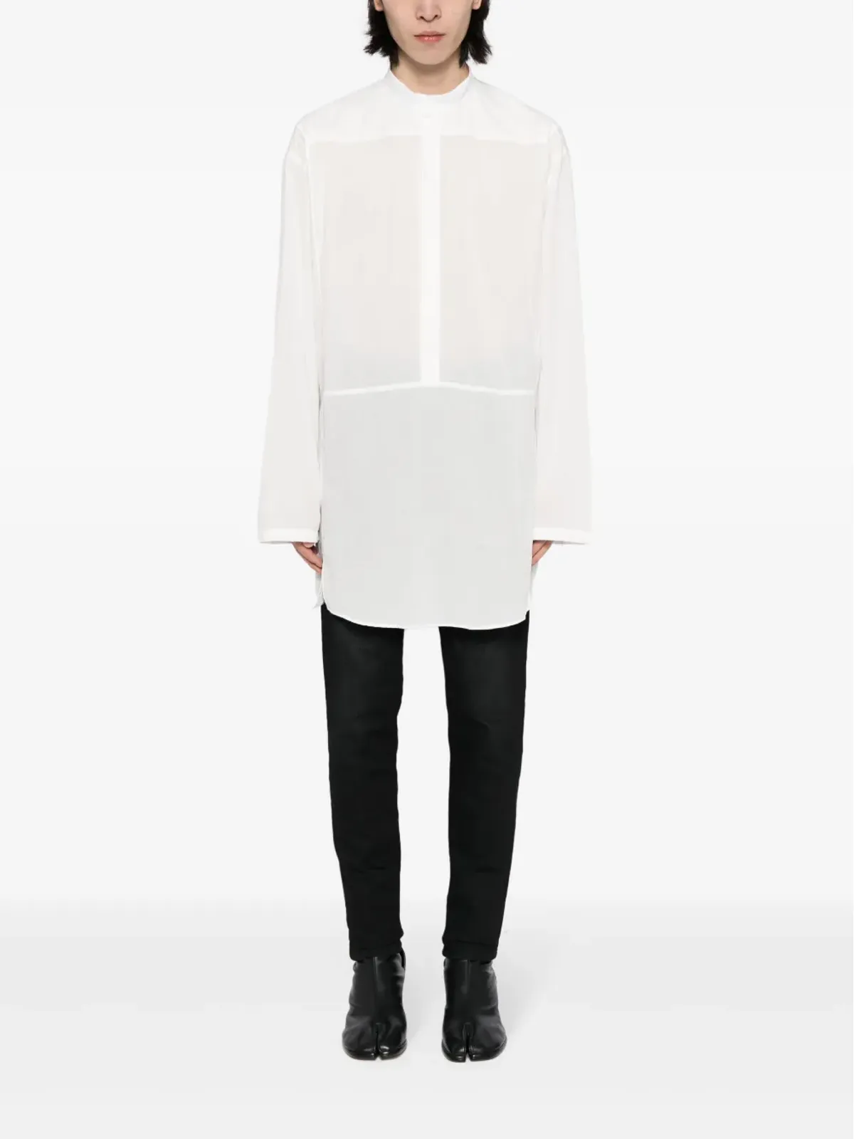 Nicolas Andreas Taralis 長袖コットンシャツ - White - 画像2
