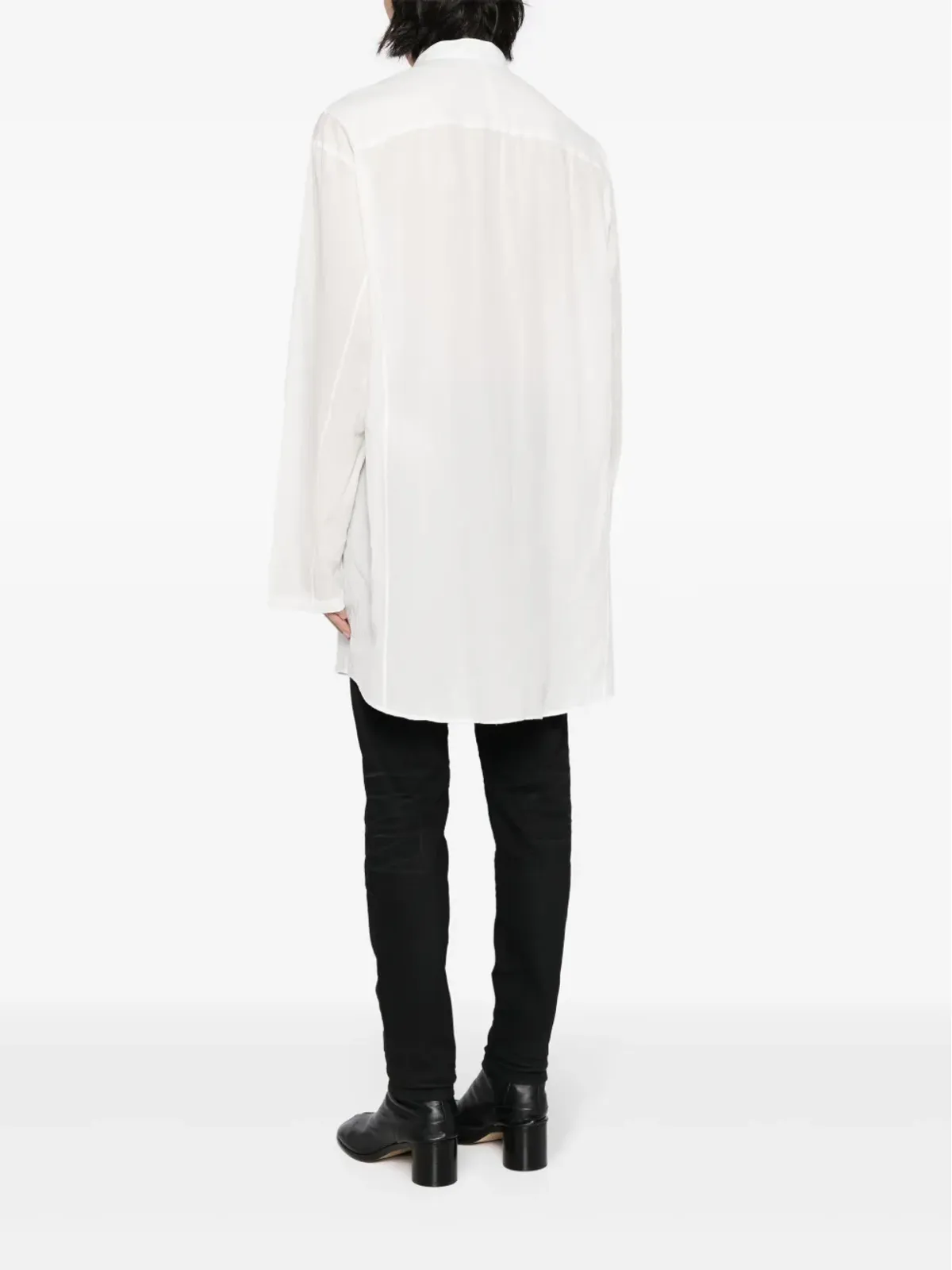 Nicolas Andreas Taralis 長袖コットンシャツ - White - 画像4