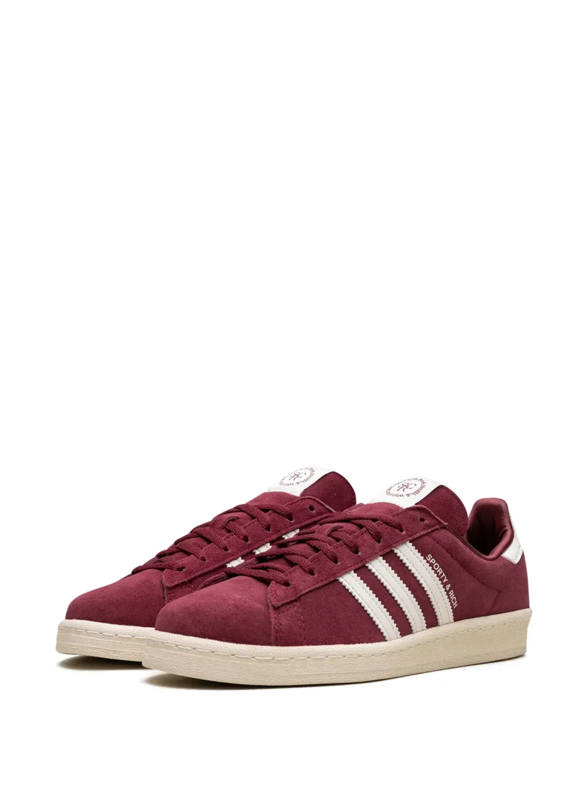 adidas キャンパス80s『スポーティー＆リッチ - Merlotクリーム』スニーカー レッド - 画像3