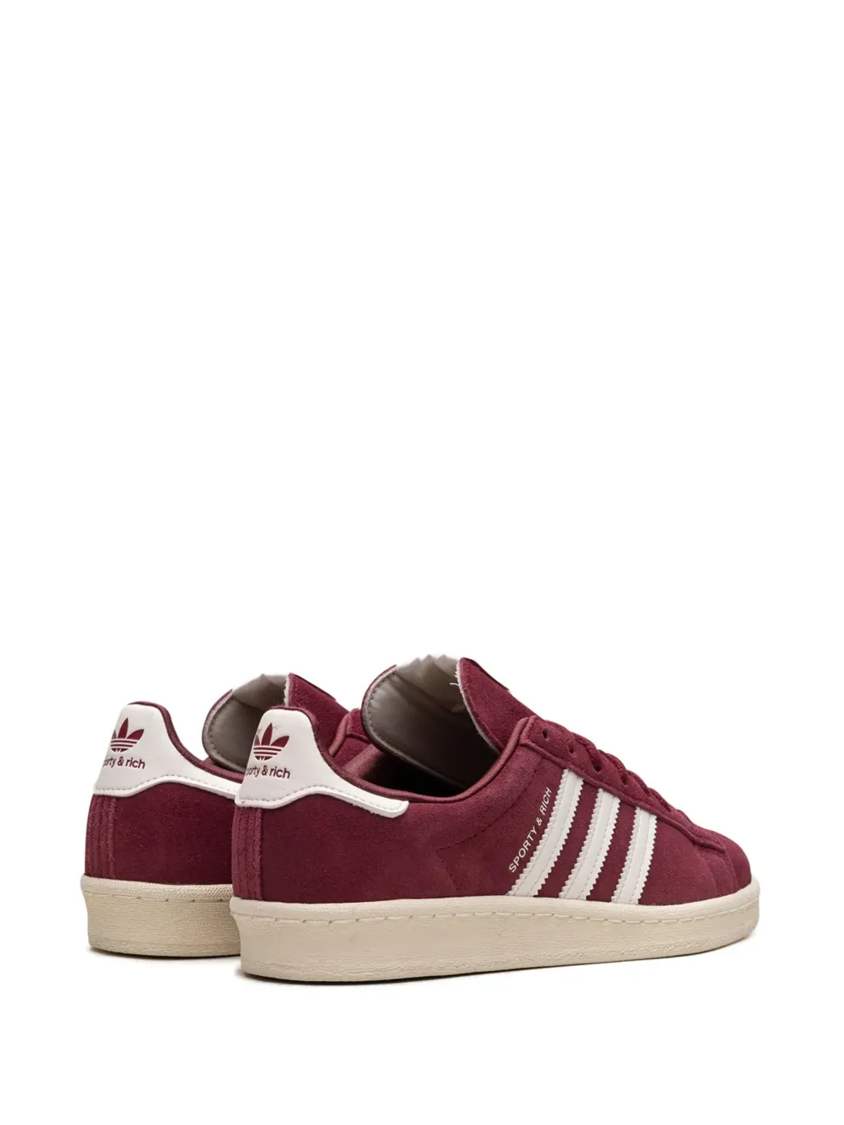 adidas キャンパス80s『スポーティー＆リッチ - Merlotクリーム』スニーカー レッド - 画像4