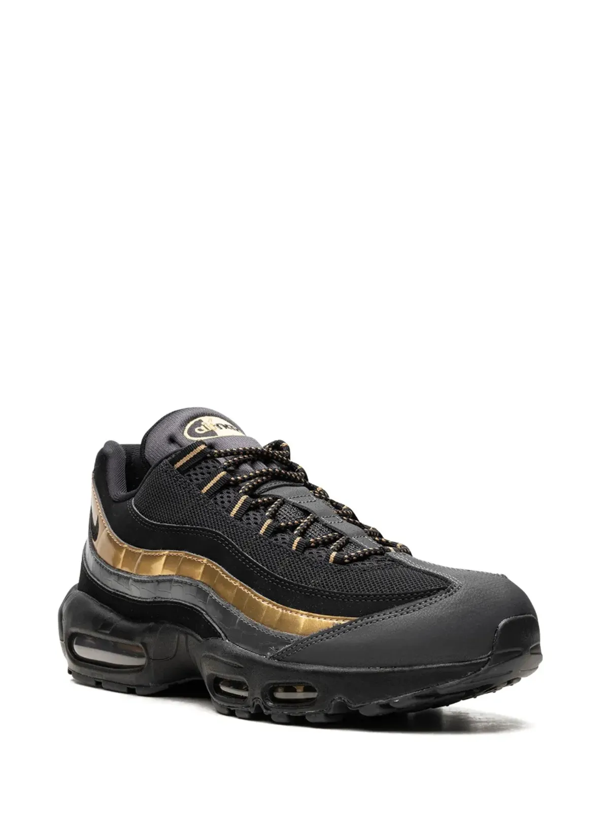 Nike エアマックス 95 Premium ブラック/メタリックゴールド/アンスラサイト スニーカー - 画像2