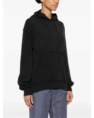 Maison Margiela フォーステッチ ロゴ ウール混紡 フーディ - サムネイル3