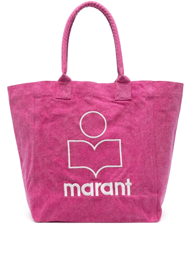 Isabel Marant ISABEL MARANT Yenky オーガニックコットン トートバッグ - ピンクの商品画像
