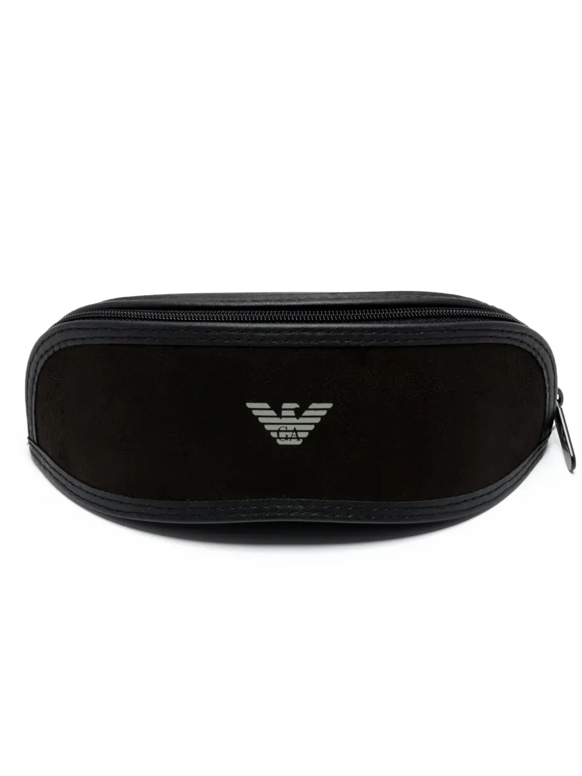 Emporio Armani 長方形フレーム サングラス - ブラック - 画像4