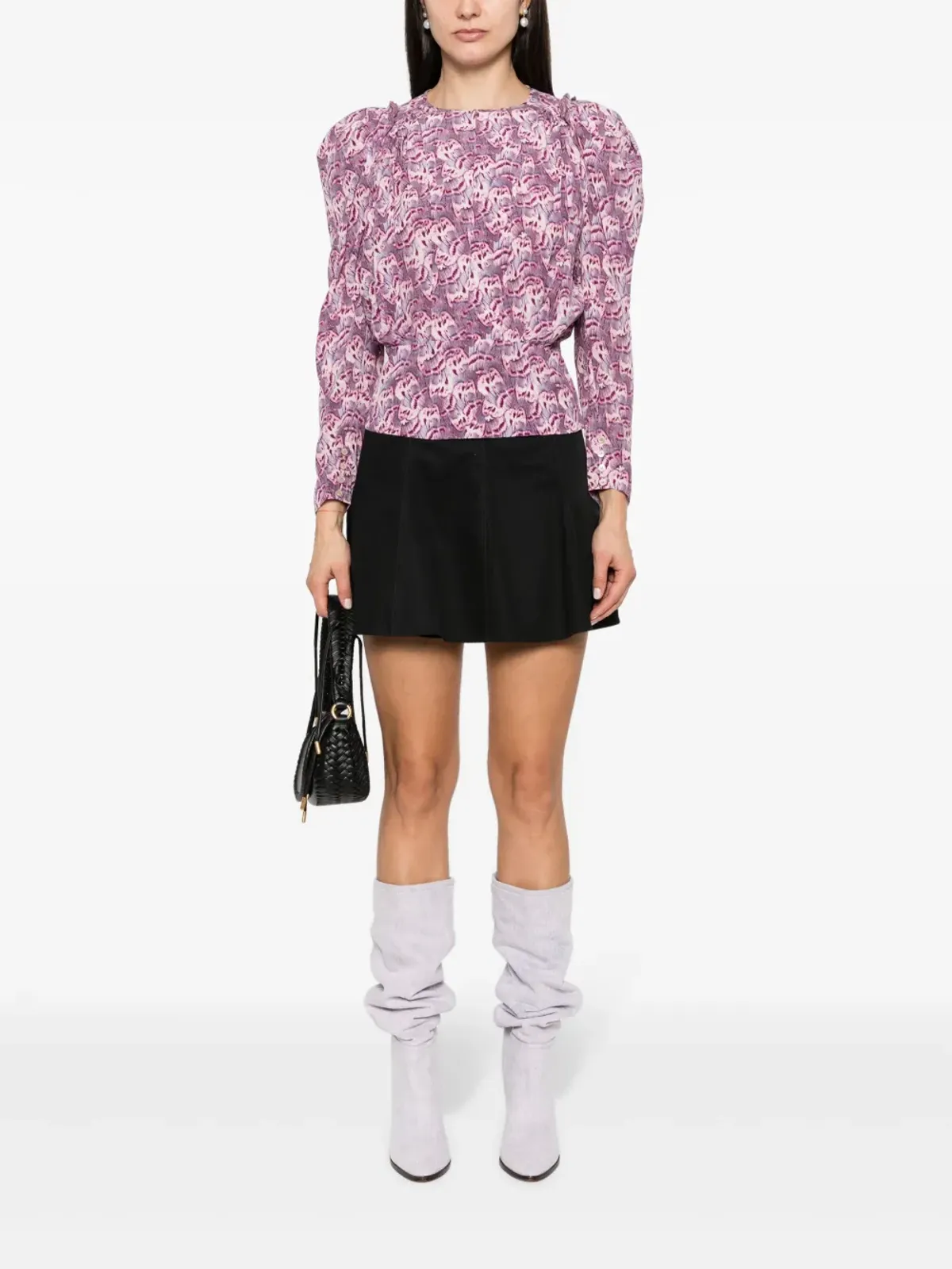 ISABEL MARANT Zarga グラフィックプリント ブラウス - 画像2