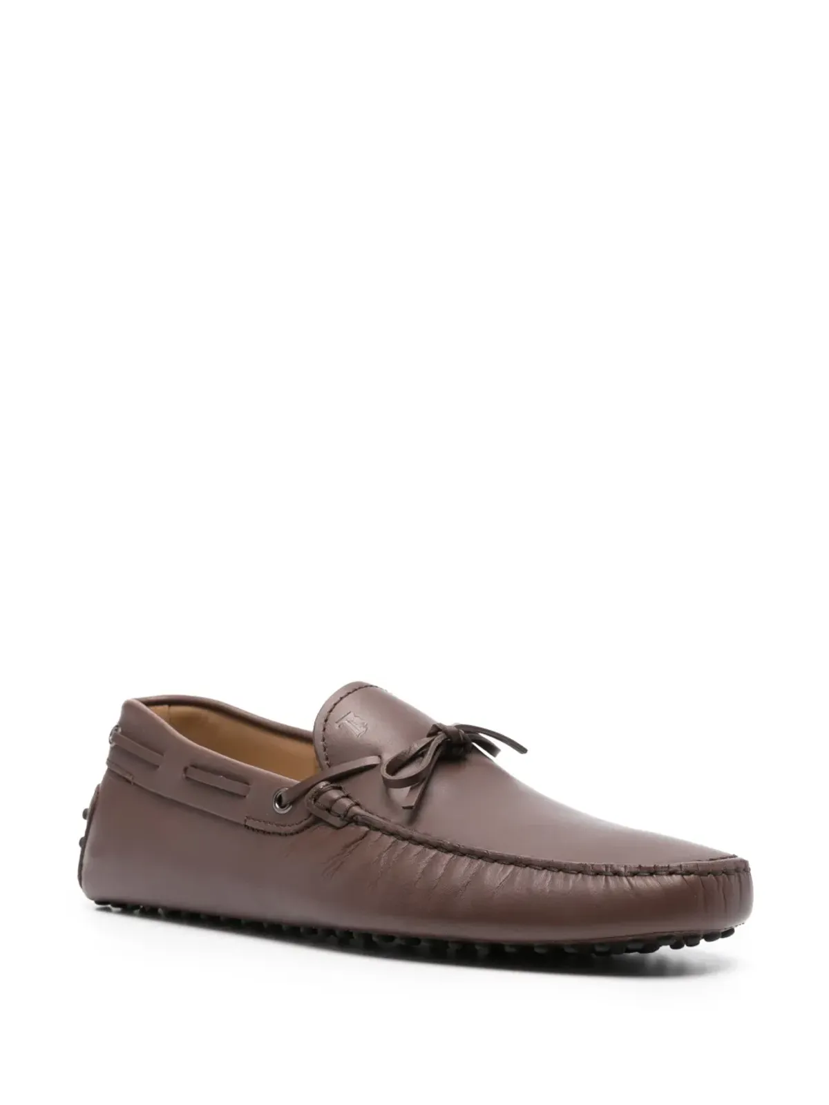 Tod's Gommino レザー ドライビングシューズ - ブラウン - 画像2