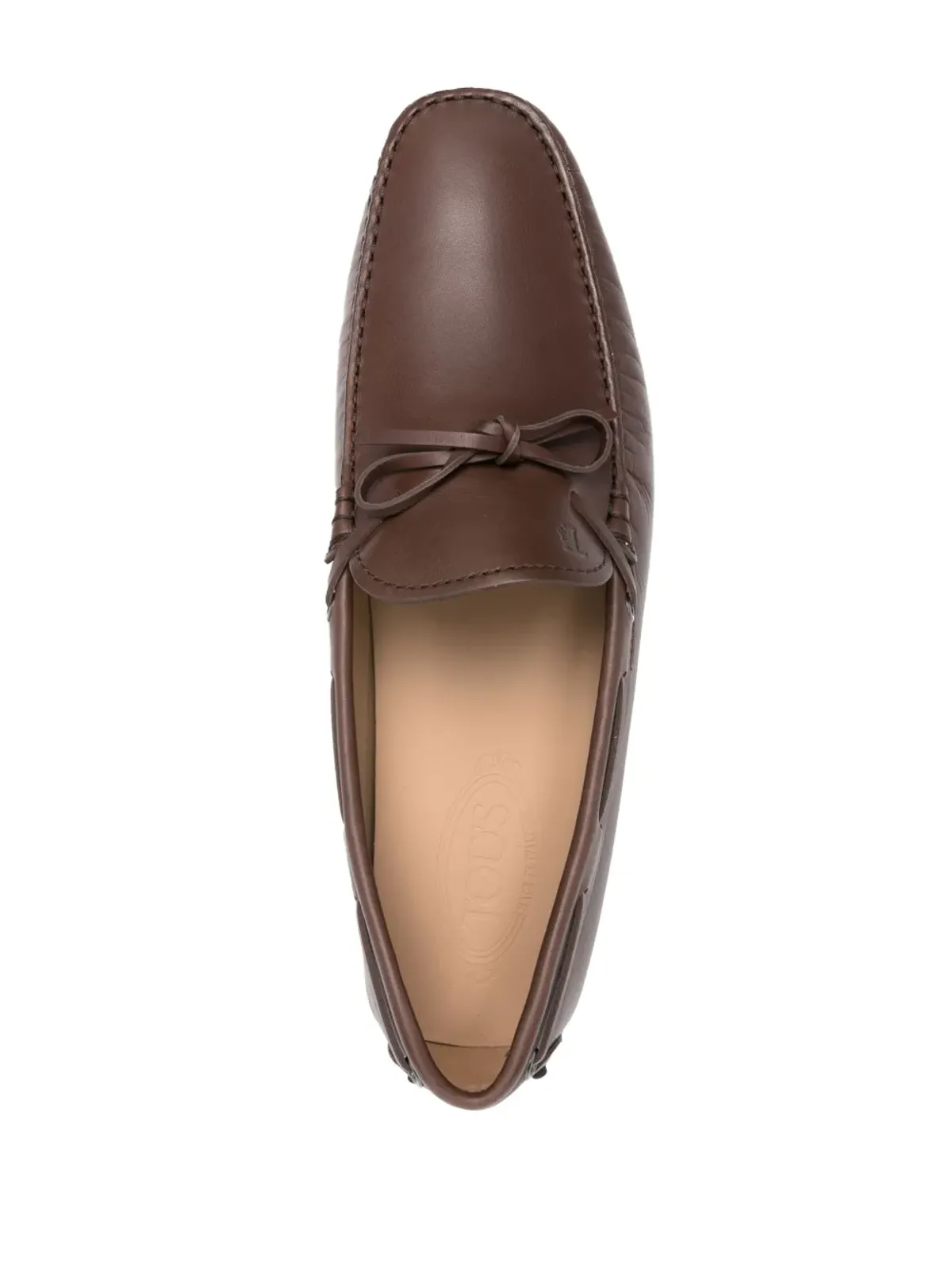 Tod's Gommino レザー ドライビングシューズ - ブラウン - 画像4