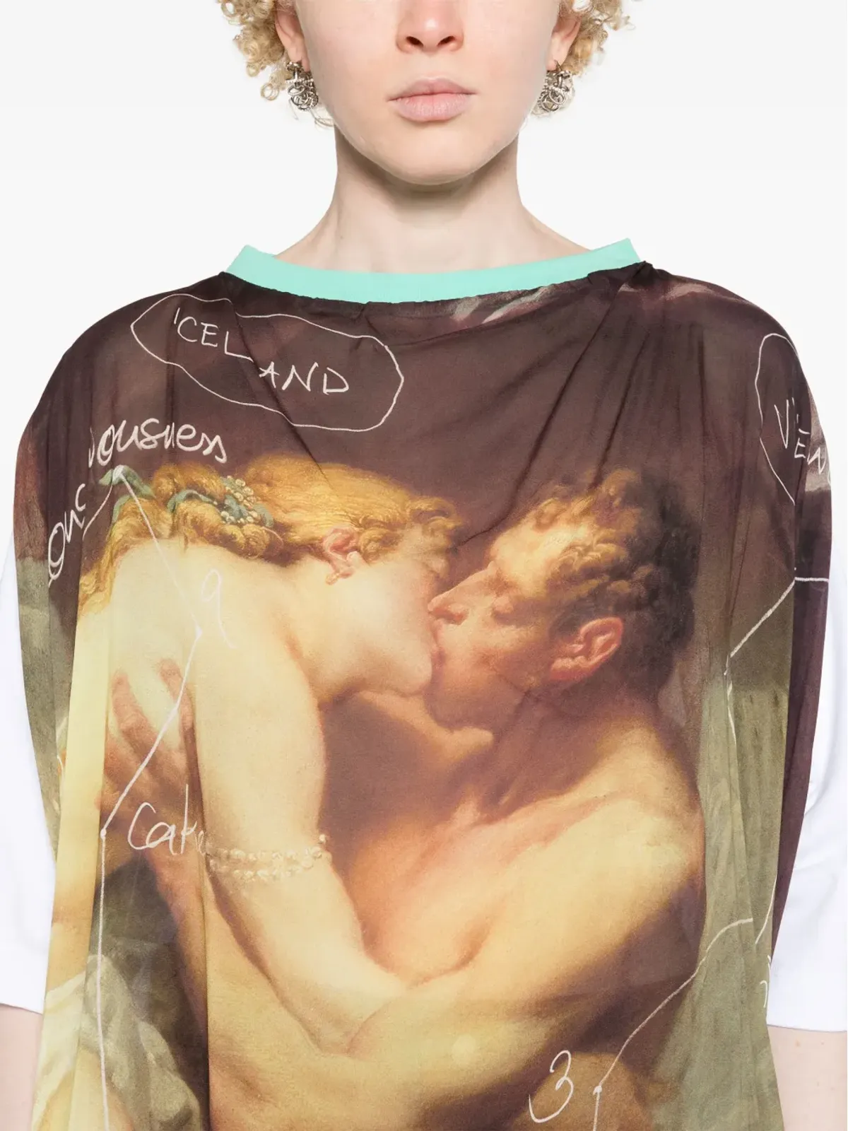 Vivienne Westwood Kiss Swing Tシャツ - ニュートラルカラー - 画像5