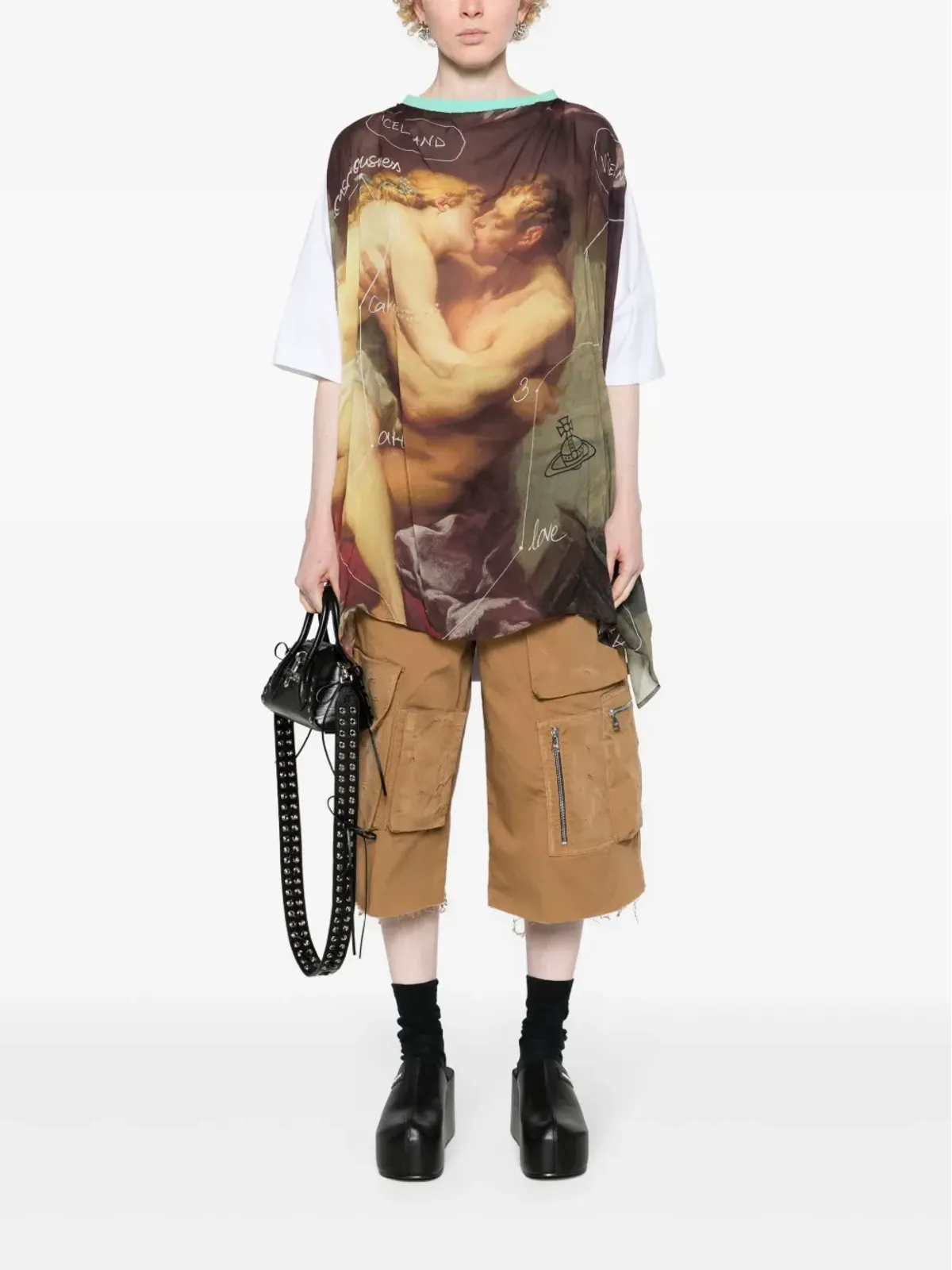 Vivienne Westwood Kiss Swing Tシャツ - ニュートラルカラー - 画像2