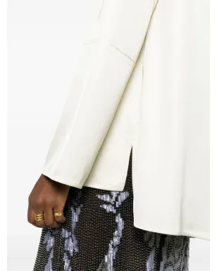 Jil Sander シームディテール クレープ ブラウス - サムネイル5