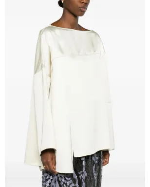 Jil Sander シームディテール クレープ ブラウス - サムネイル3