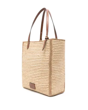 Anya Hindmarch Eyes raffia トートバッグ - サムネイル2
