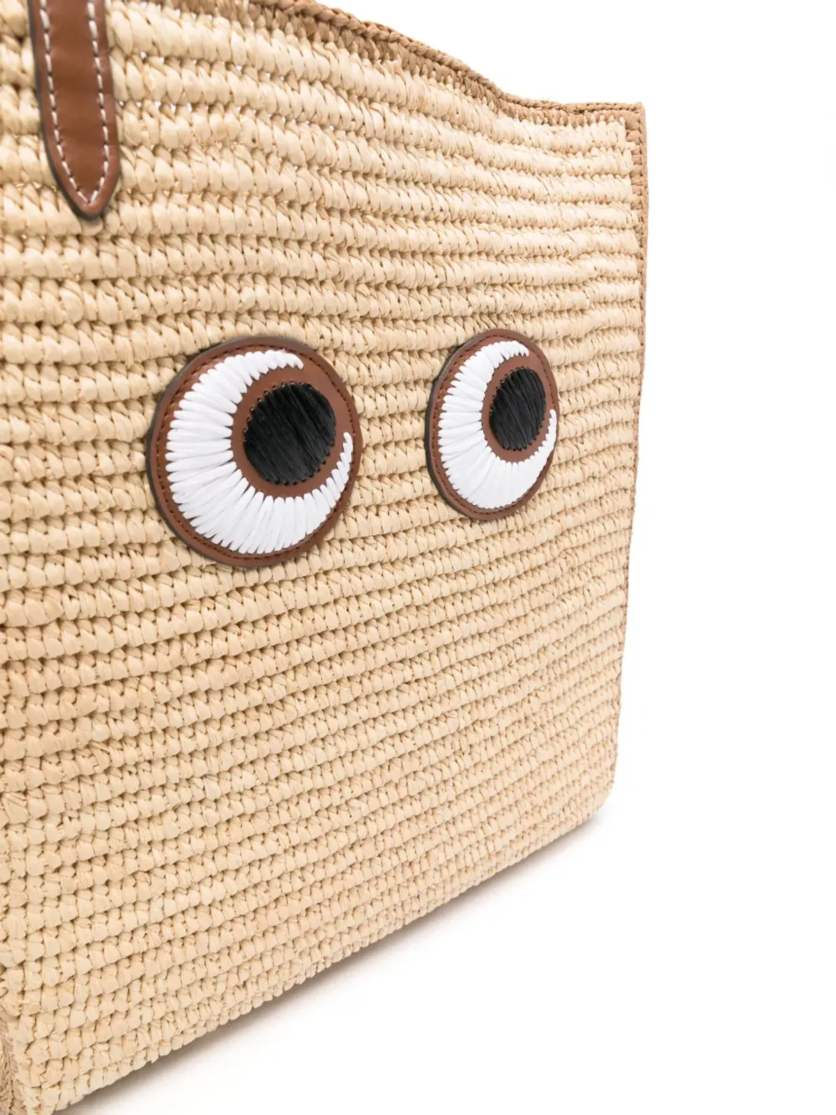 Anya Hindmarch Eyes raffia トートバッグ - 画像4
