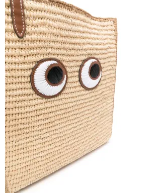 Anya Hindmarch Eyes raffia トートバッグ - サムネイル4