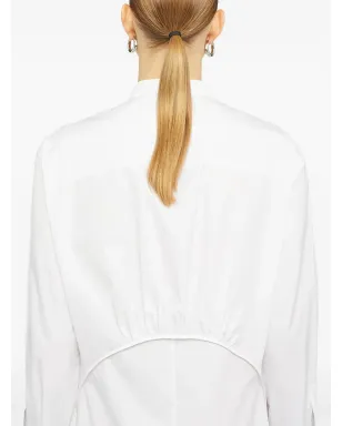 Jil Sander コットンシャツドレス（ホワイト） - サムネイル4