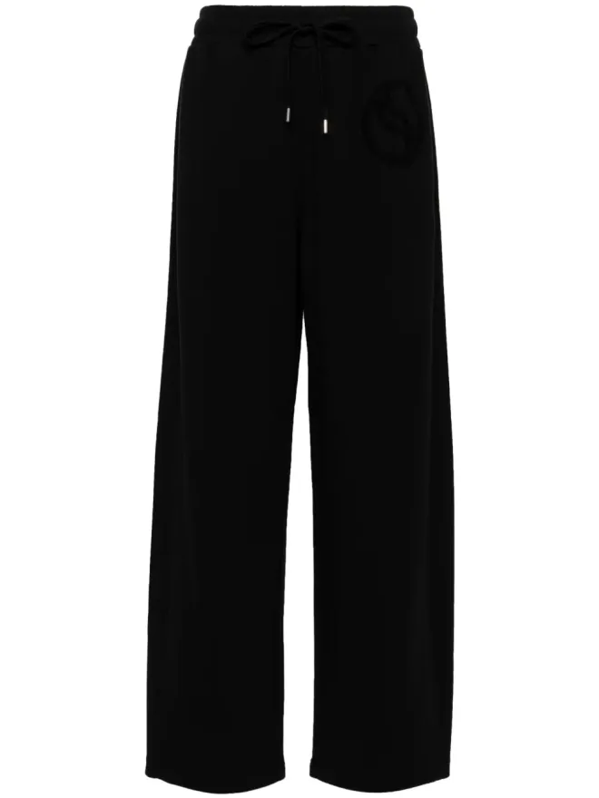 Stella McCartney Stella McCartney ストレートレッグ コットンパンツ ブラックの商品画像