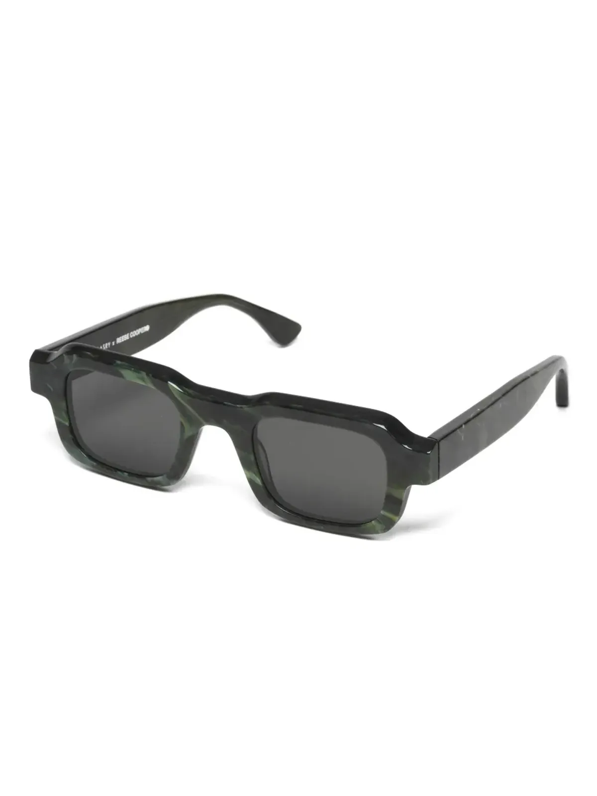 Thierry Lasry マーブル模様 長方形フレーム サングラス - 画像2