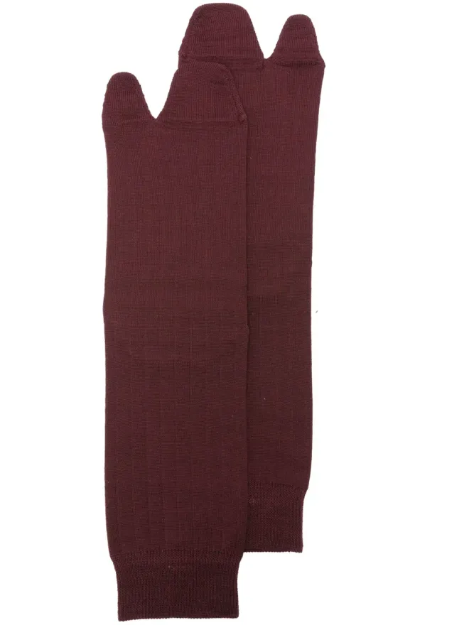 Maison Margiela Maison Margiela タビ分割つま先ソックス レッドの商品画像