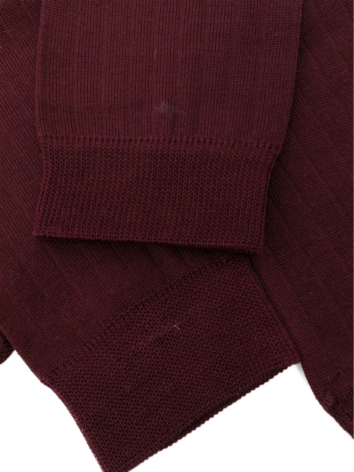 Maison Margiela タビ分割つま先ソックス レッド - 画像2