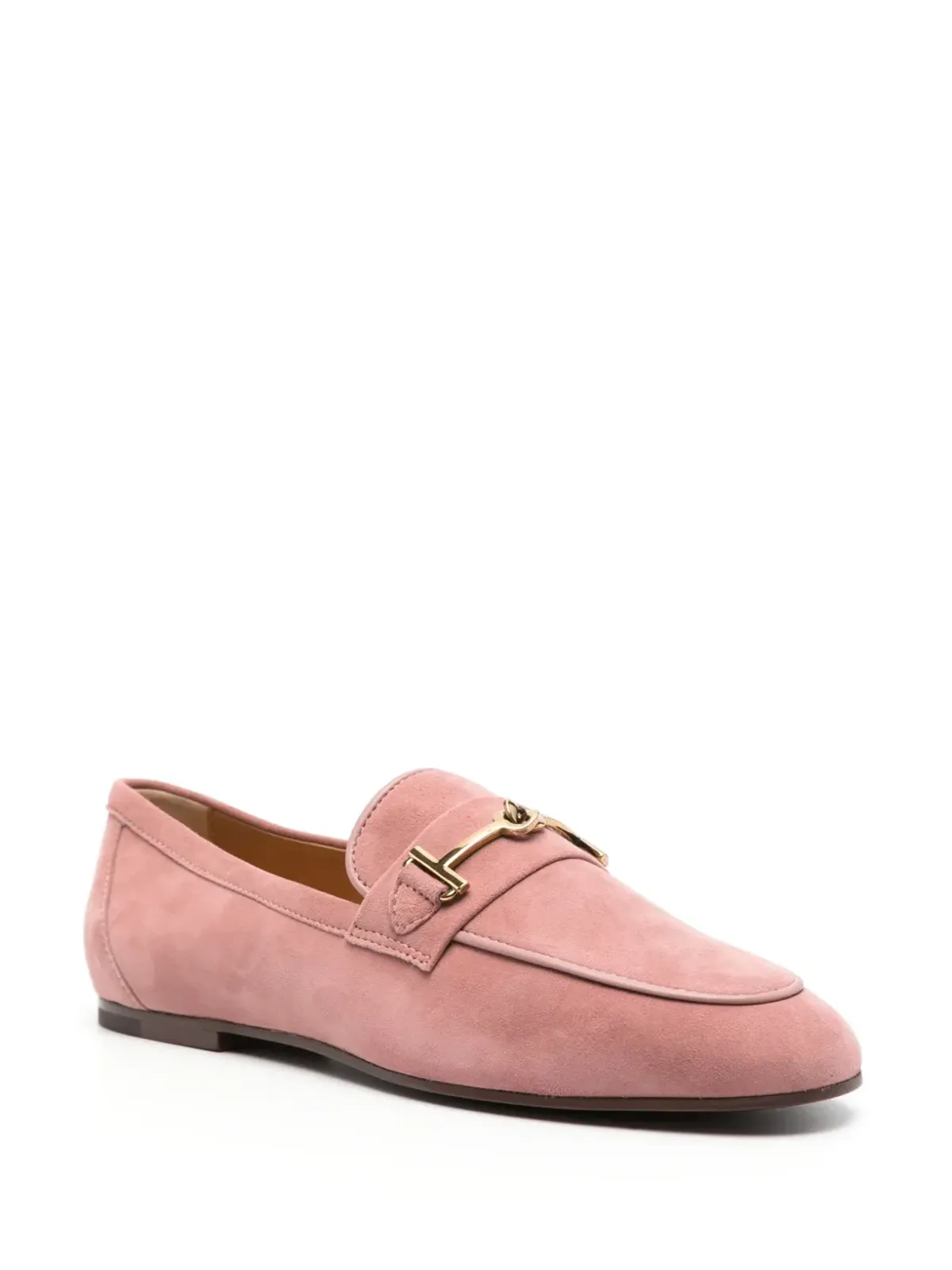 Tod's Gommino Driving スエード ローファー ピンク - 画像2