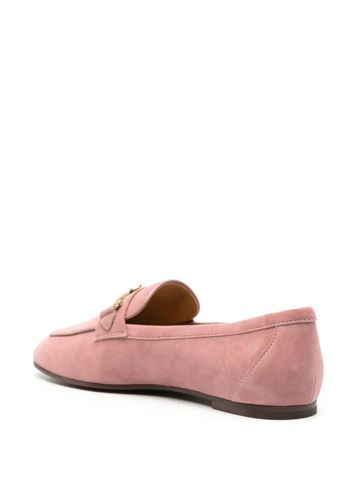 Tod's Gommino Driving スエード ローファー ピンク - 画像3