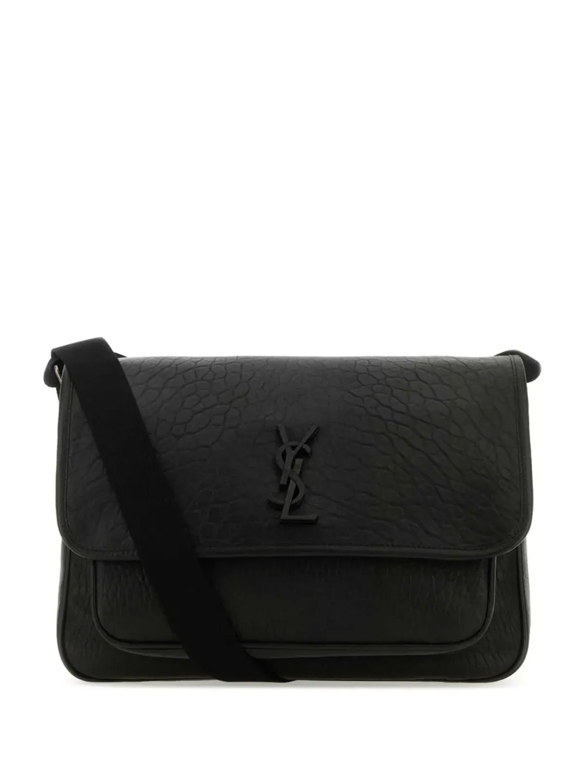 Saint Laurent Niki ロゴプレート メッセンジャーバッグ - 画像1