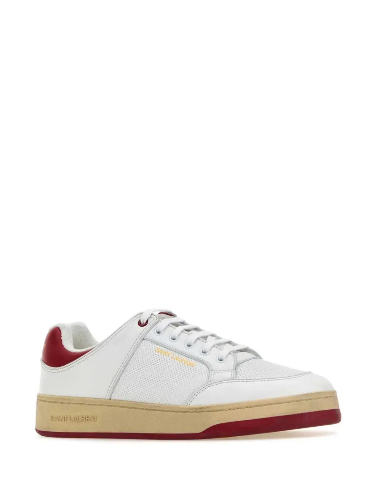 Saint Laurent SL/61 レザー スニーカー - ホワイト - 画像2