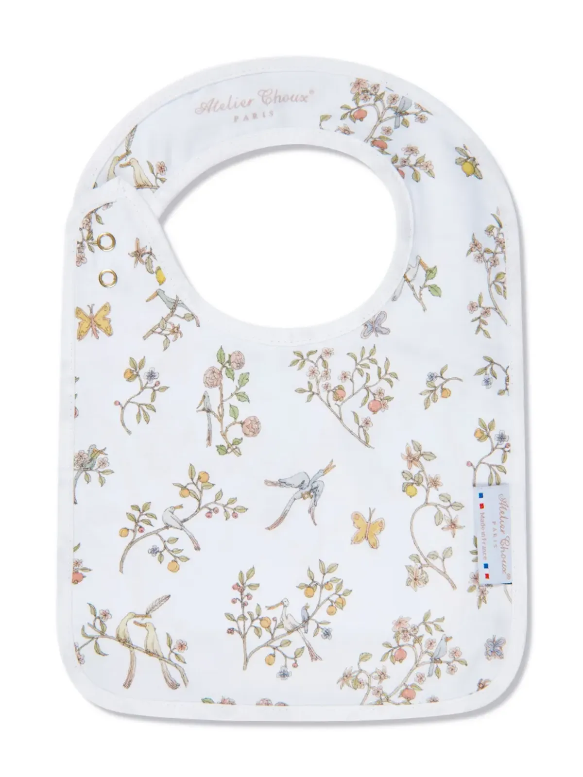 Atelier Choux Carré & Satin In Bloom ビブセット（2枚入り） - ブルー - 画像3