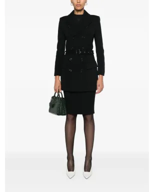Saint Laurent サハリエンヌ ノッチド・ラペル ブレザー - ブラック - サムネイル2