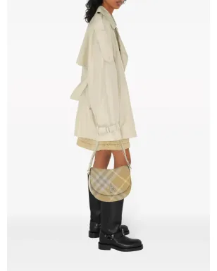 Burberry ショート シルク トレンチコート - サムネイル3