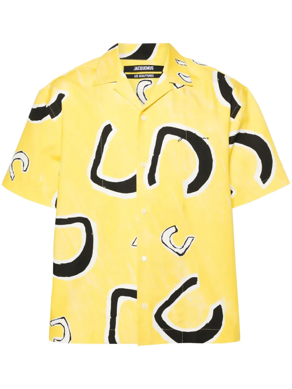 Jacquemus La Chemise Jean コットンシャツ イエロー - 画像1