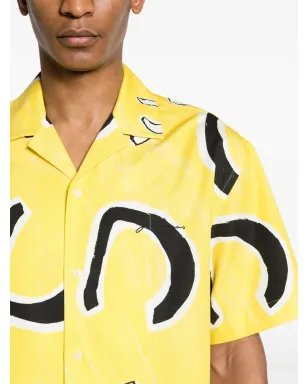 Jacquemus La Chemise Jean コットンシャツ イエロー - サムネイル5