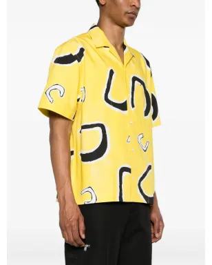 Jacquemus La Chemise Jean コットンシャツ イエロー - サムネイル3