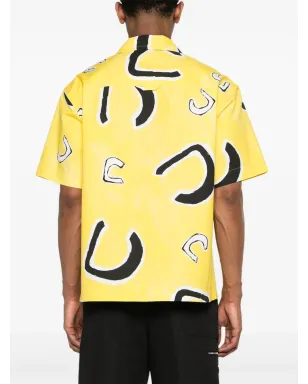Jacquemus La Chemise Jean コットンシャツ イエロー - サムネイル4