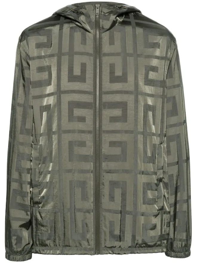 Givenchy Givenchy 4Gモチーフのタフタジャケット グリーンの商品画像