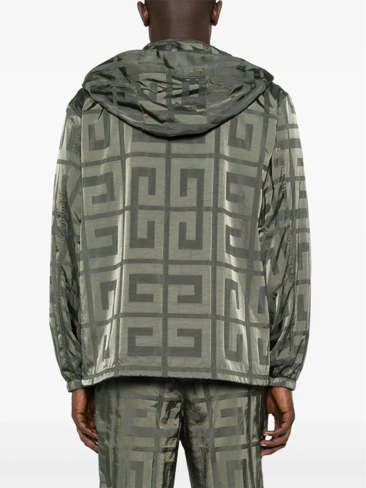 Givenchy 4Gモチーフのタフタジャケット グリーン - 画像4
