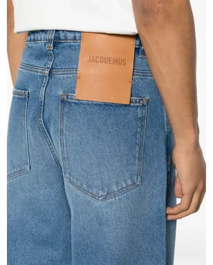Jacquemus Le de Nîmes ワイドレッグジーンズ ブルー - サムネイル5