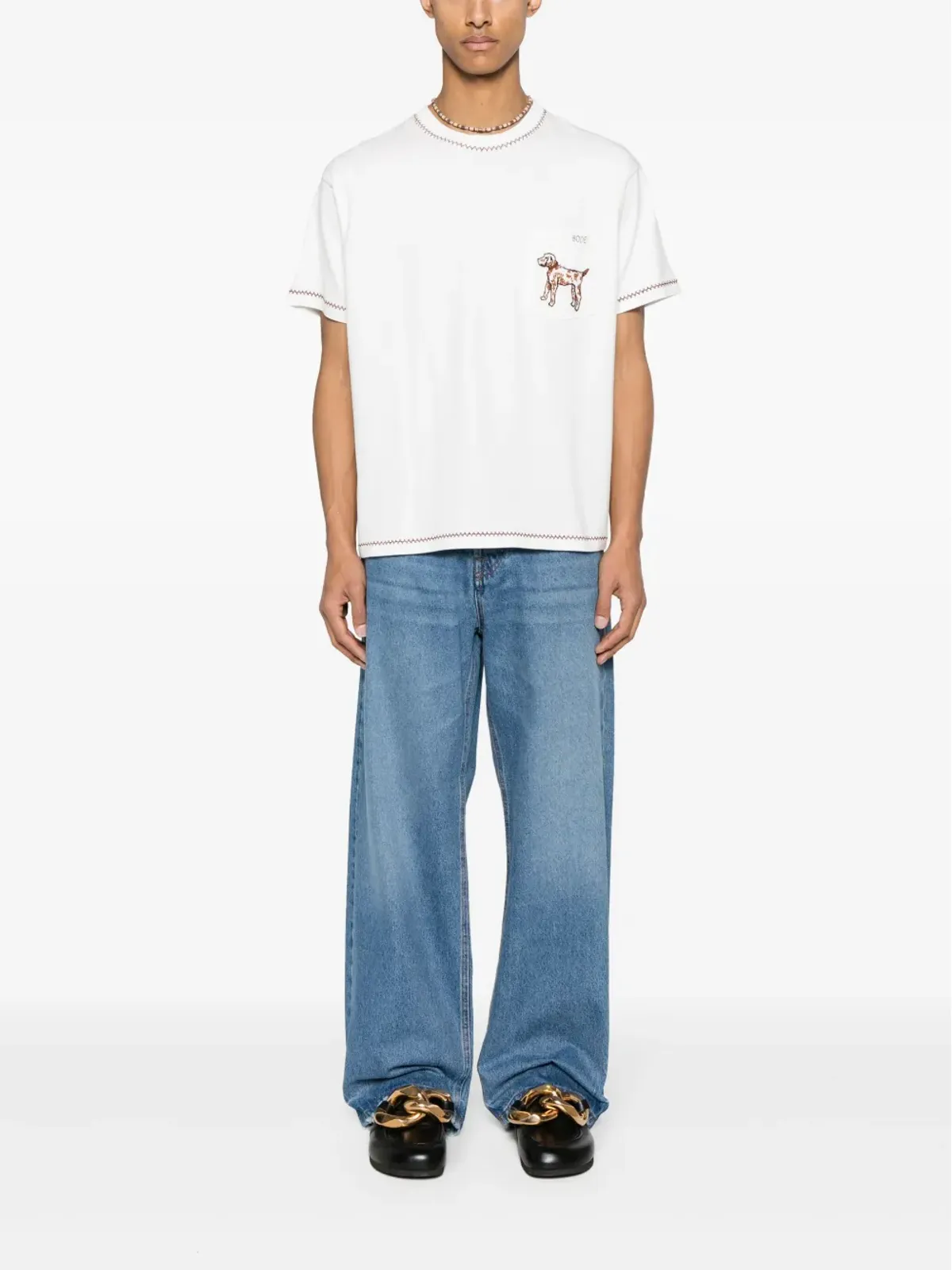 Jacquemus Le de Nîmes ワイドレッグジーンズ ブルー - 画像2
