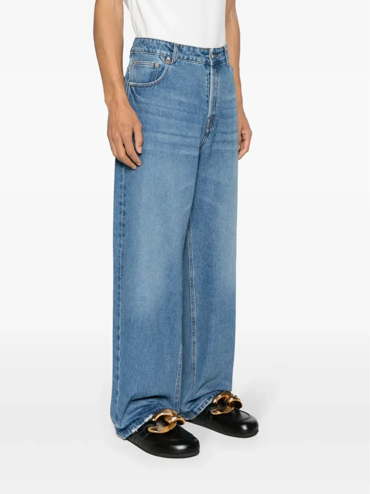 Jacquemus Le de Nîmes ワイドレッグジーンズ ブルー - 画像3