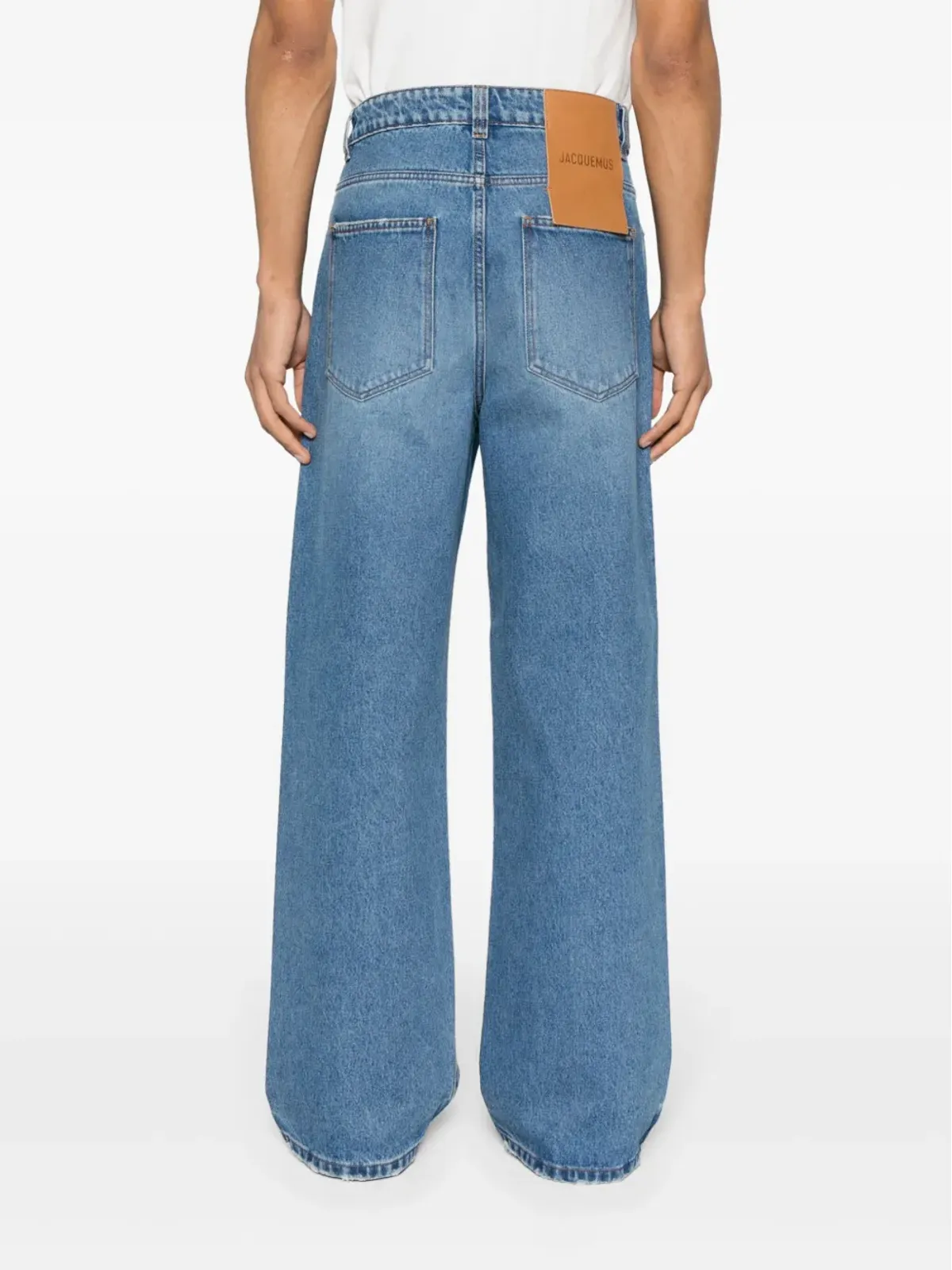 Jacquemus Le de Nîmes ワイドレッグジーンズ ブルー - 画像4