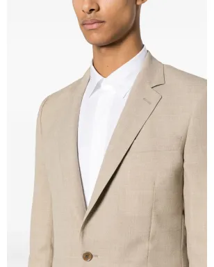 FURSAC mélange virgin-wool blazer - Neutrals - サムネイル5