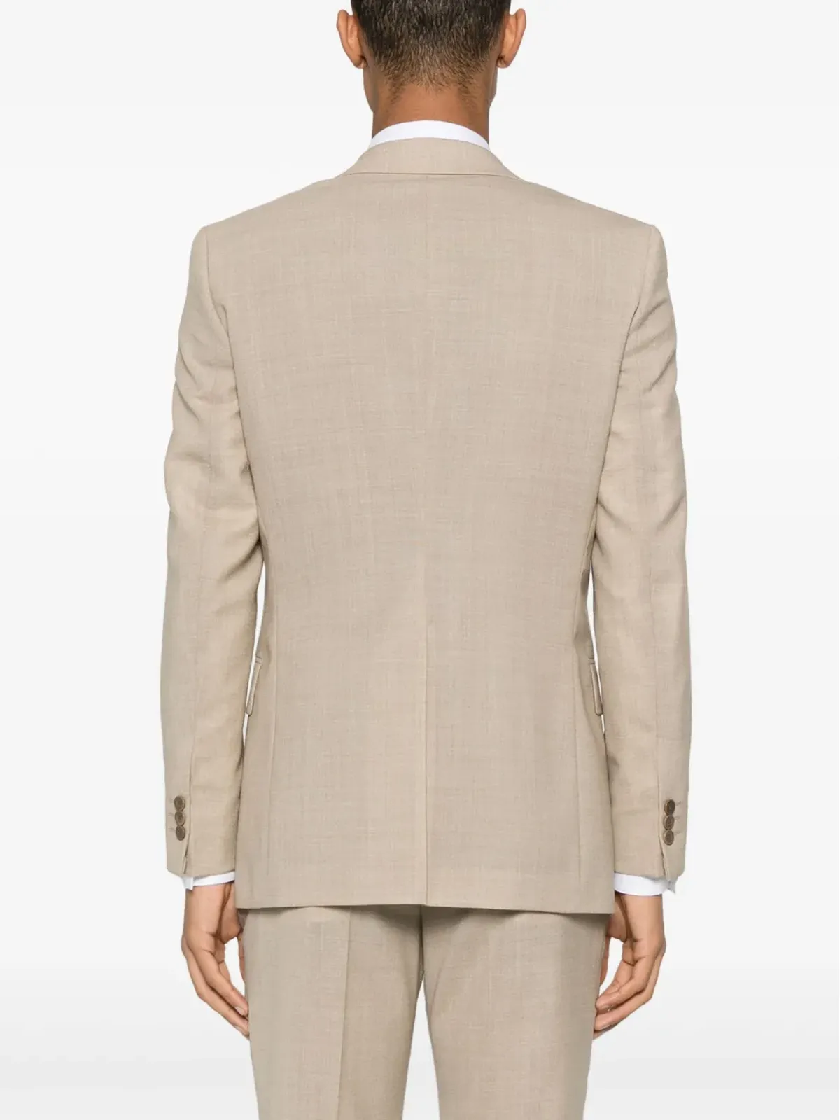 FURSAC mélange virgin-wool blazer - Neutrals - 画像4