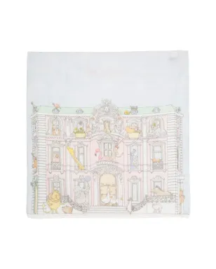 Atelier Choux Mansion オーガニックコットン スワドル - Blue - サムネイル1