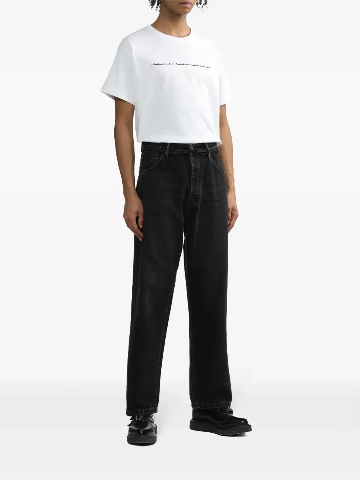 Random Identities ロゴプリント コットン Tシャツ - 画像2