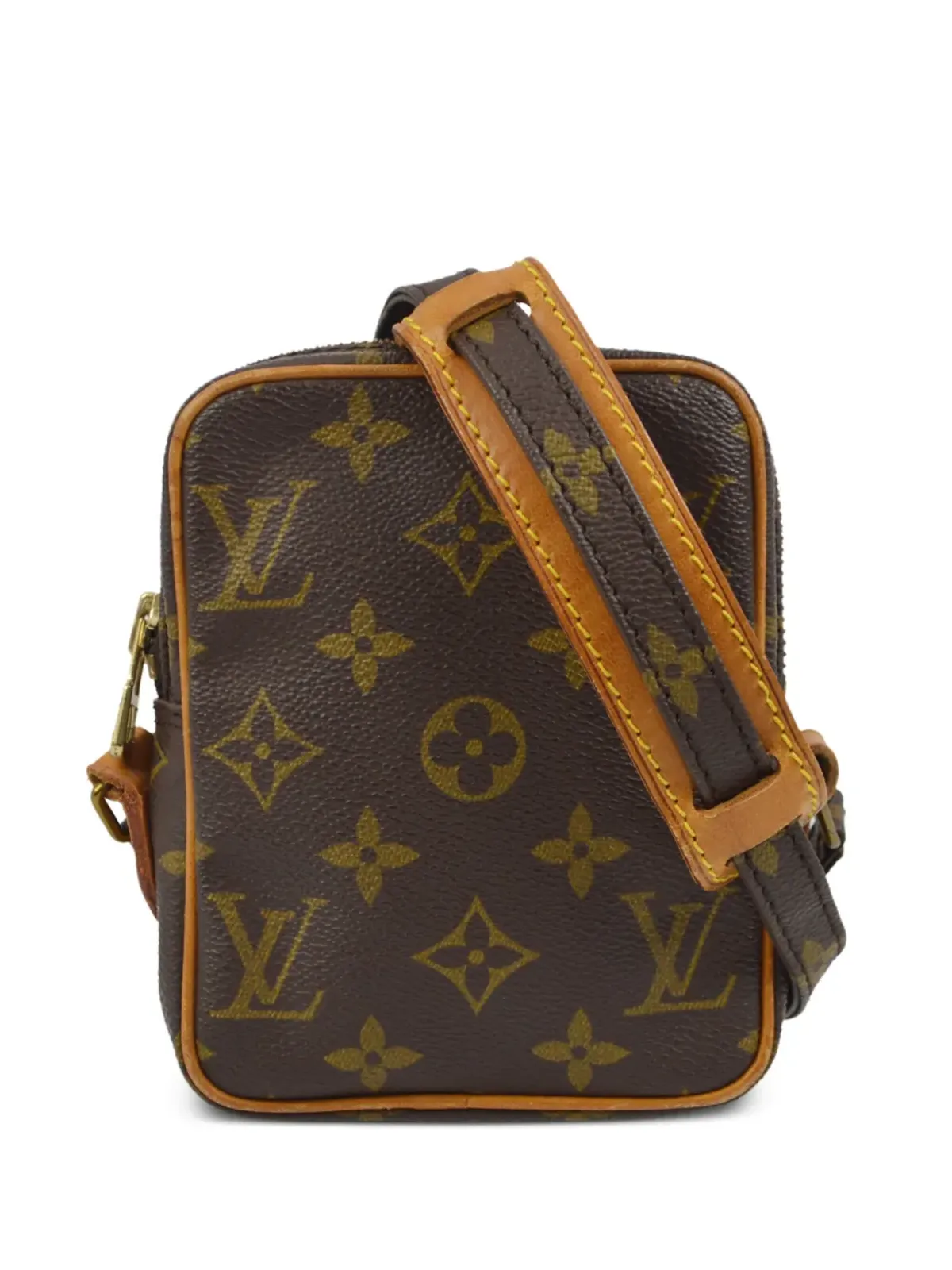 Louis Vuitton ビンテージ 1990年 Danube ミニ クロスボディ バッグ ブラウン - 画像1