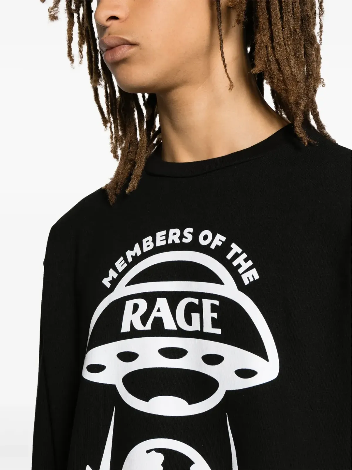 MEMBERS OF THE RAGE イラストプリント コットン スウェットシャツ - 画像5