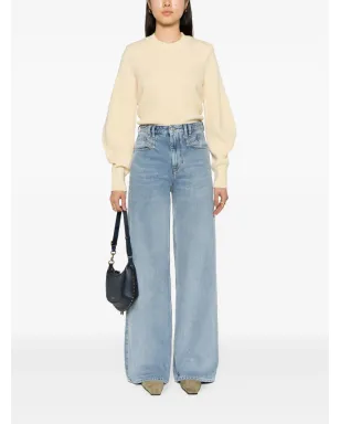 ISABEL MARANT レモニー ワイドレッグジーンズ ブルー - サムネイル2